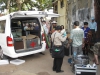 18 10 ArrivÇe pour notre premier concert de la tournÇe Ö la prison de Kompong Thom.JPG